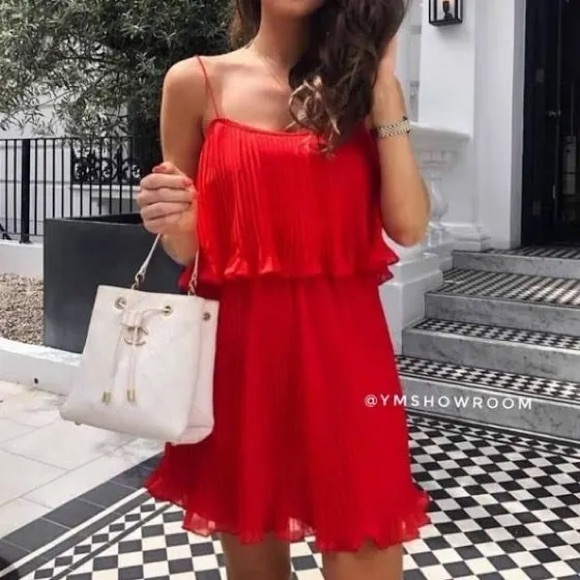 Zara Red Mini Dress - Picture 3 of 3
